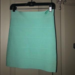 BCBG Bandage Skirt Mint Blue